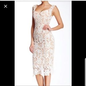 NWT Few Moda midi lace dress